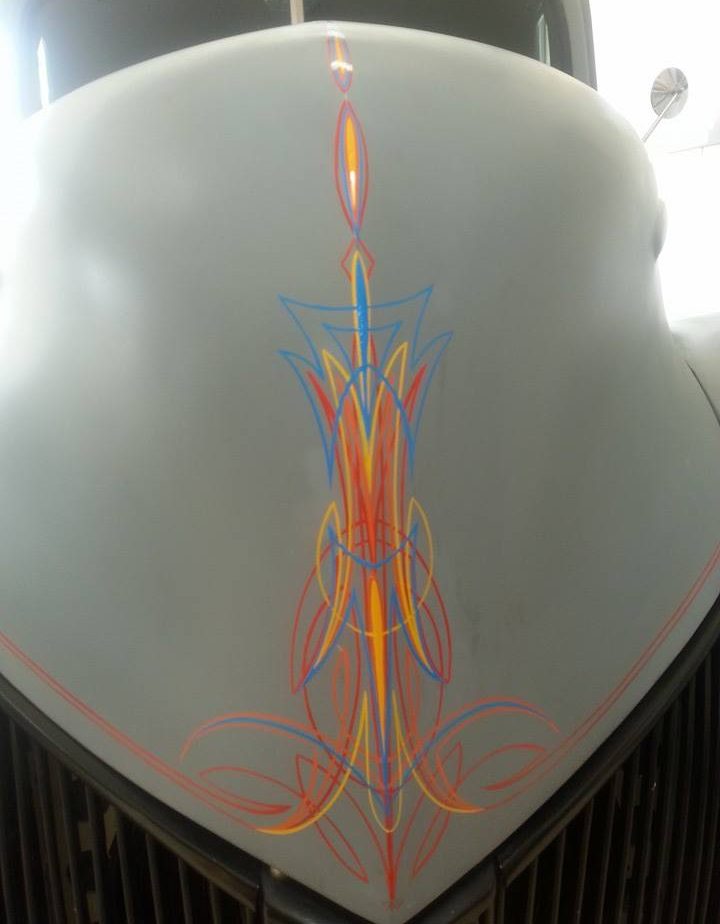 Old school pinstriping – Tonys Pinstriping