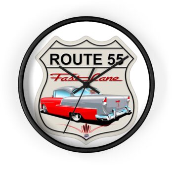 Route 55 chevy -Wall Clock gift