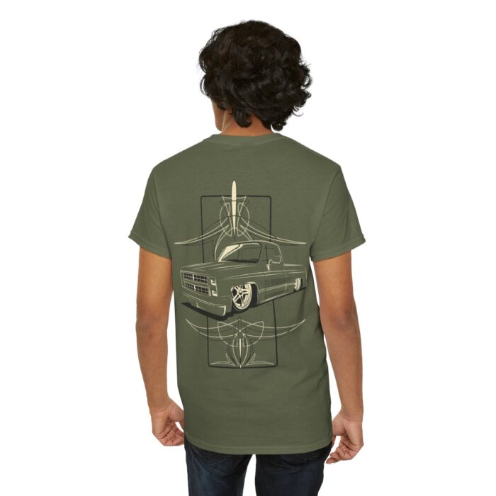 SquareBody with Pinstriping Heavy Cotton Tee (002) - Image 2