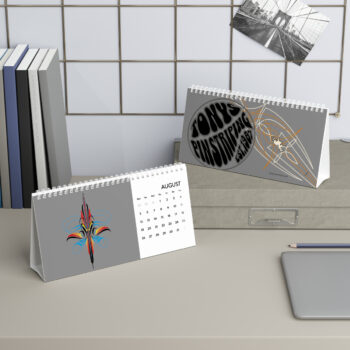 Tonys Pinstriping  Desk Calendar (2024 Grid)