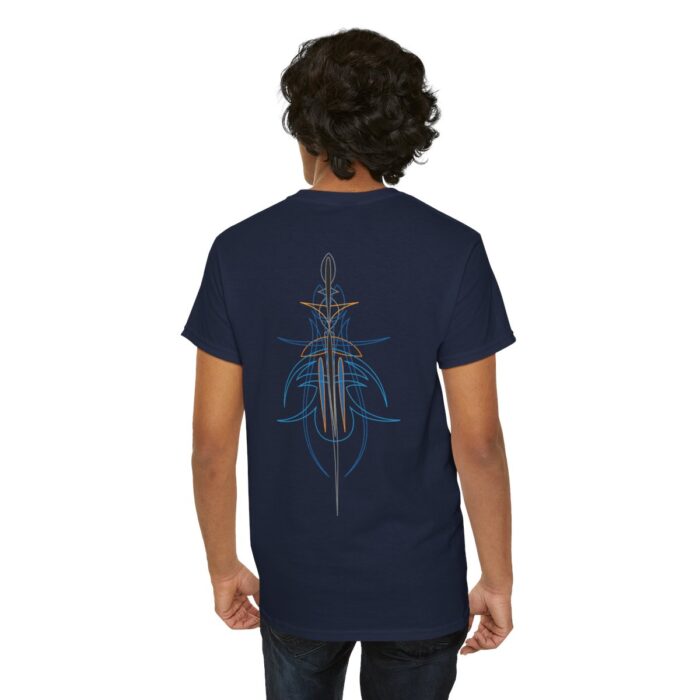 Pinstriping Unisex Heavy Cotton Tee - Image 2