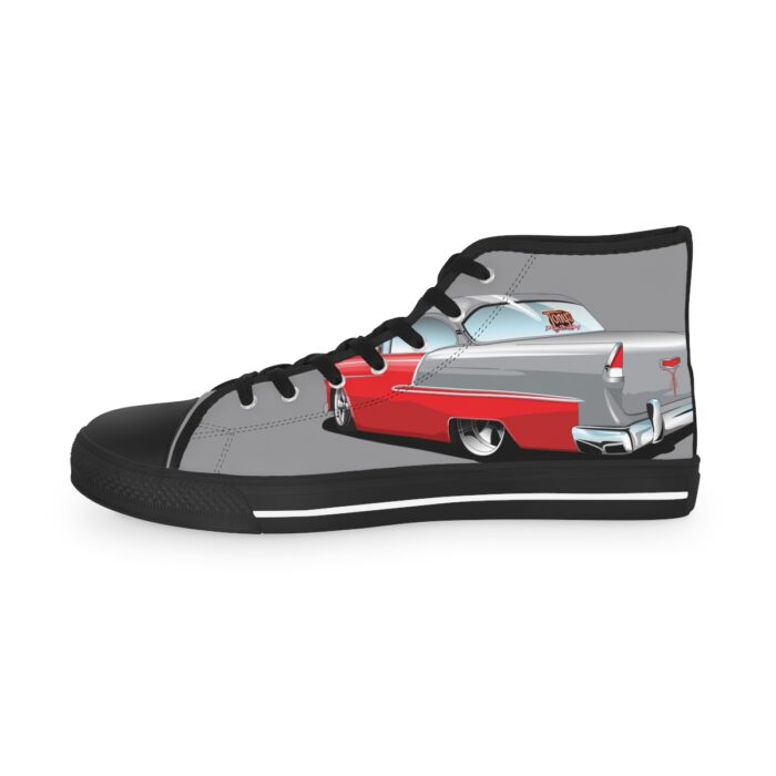 55 chevy Men's High Top Sneakers - Image 6