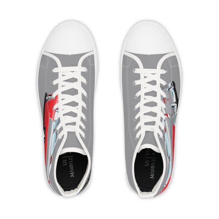 55 chevy Men's High Top Sneakers - Image 10