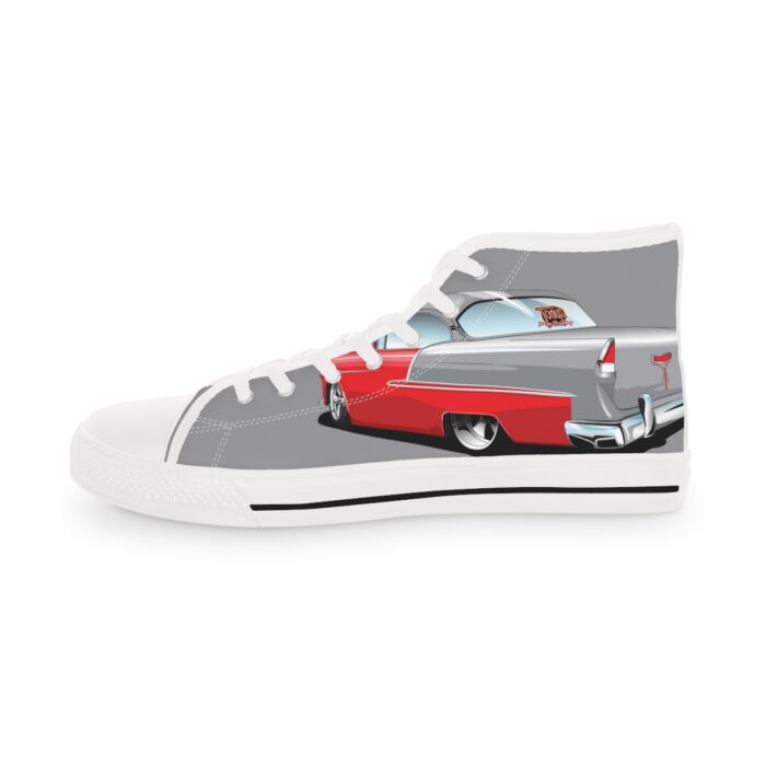 55 chevy Men's High Top Sneakers - Image 14