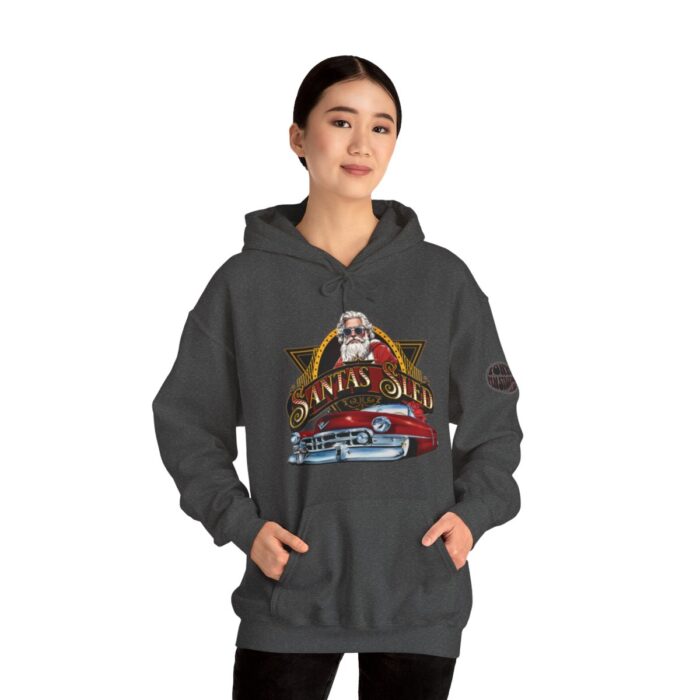 Santas Sled Unisex Heavy Blend™ Hooded Sweatshirt - Image 123