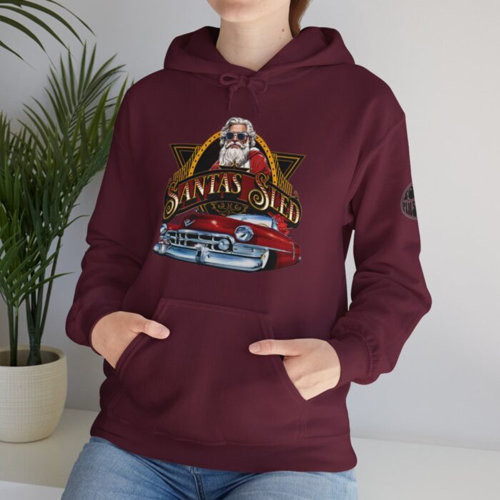 Santas Sled Unisex Heavy Blend™ Hooded Sweatshirt - Image 91