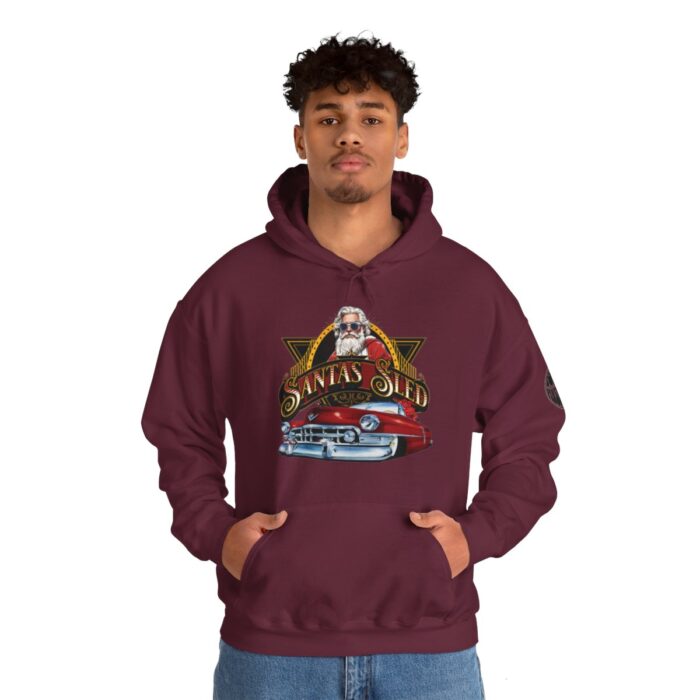 Santas Sled Unisex Heavy Blend™ Hooded Sweatshirt - Image 85