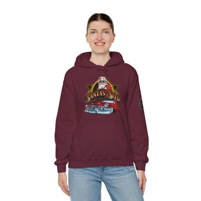 Santas Sled Unisex Heavy Blend™ Hooded Sweatshirt - Image 86