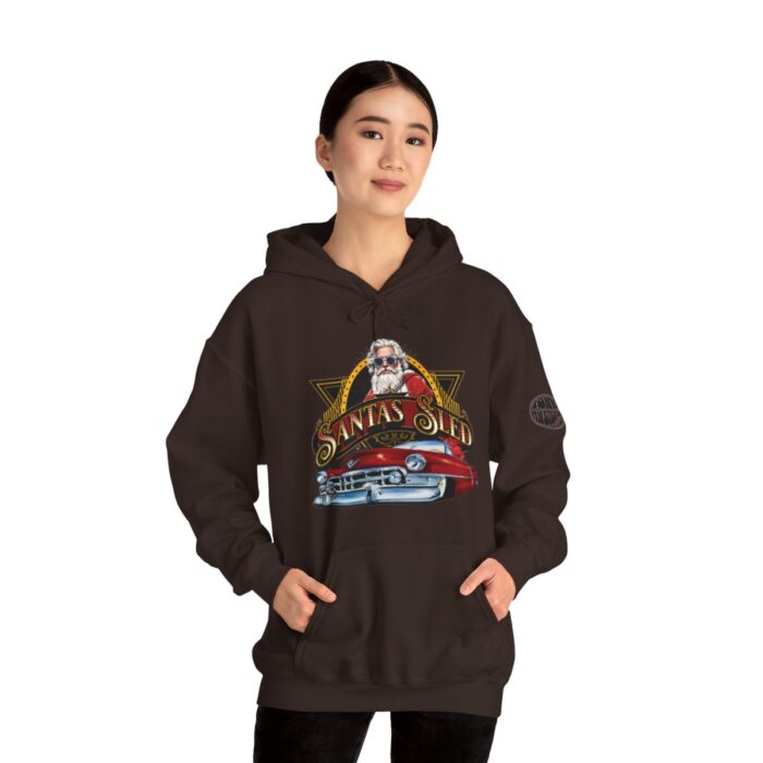 Santas Sled Unisex Heavy Blend™ Hooded Sweatshirt - Image 97