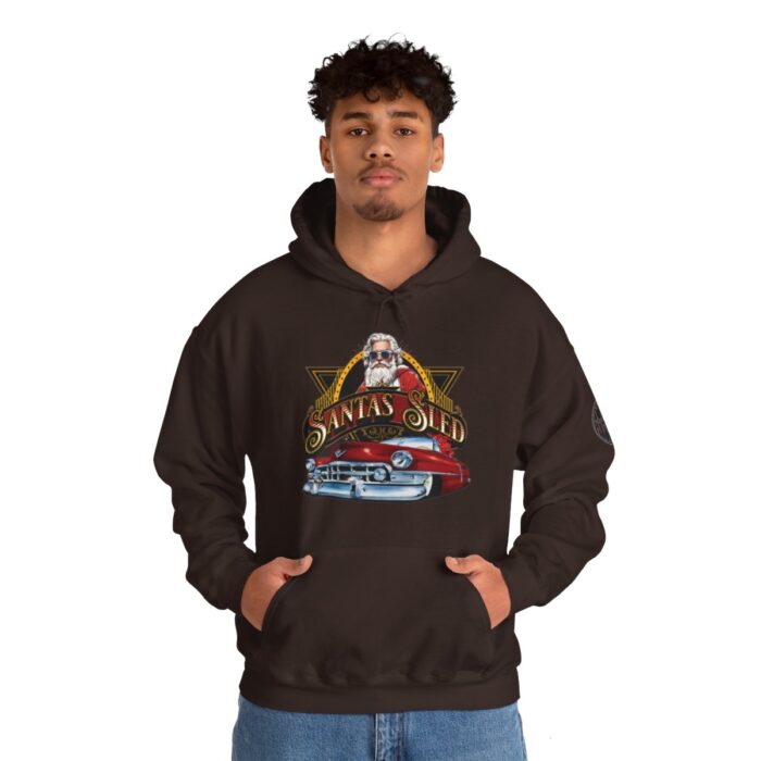 Santas Sled Unisex Heavy Blend™ Hooded Sweatshirt - Image 98