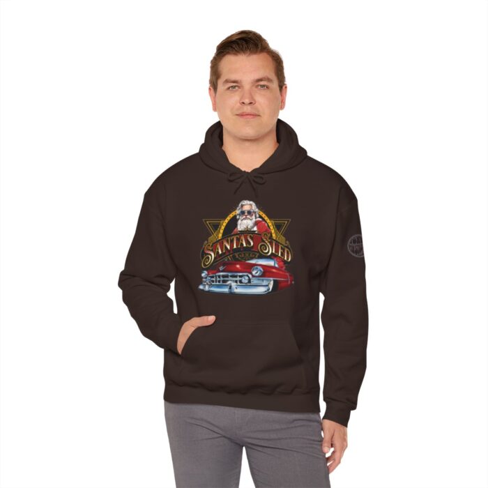 Santas Sled Unisex Heavy Blend™ Hooded Sweatshirt - Image 100