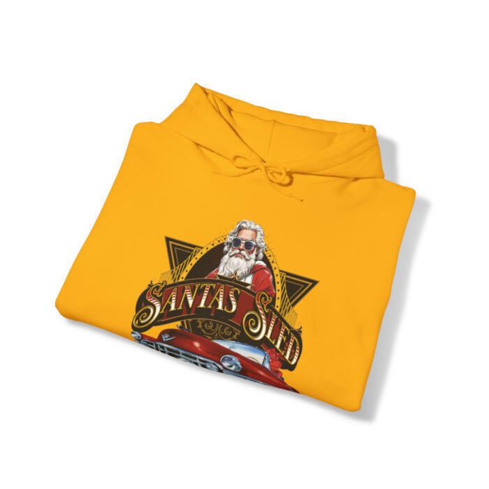 Santas Sled Unisex Heavy Blend™ Hooded Sweatshirt - Image 4