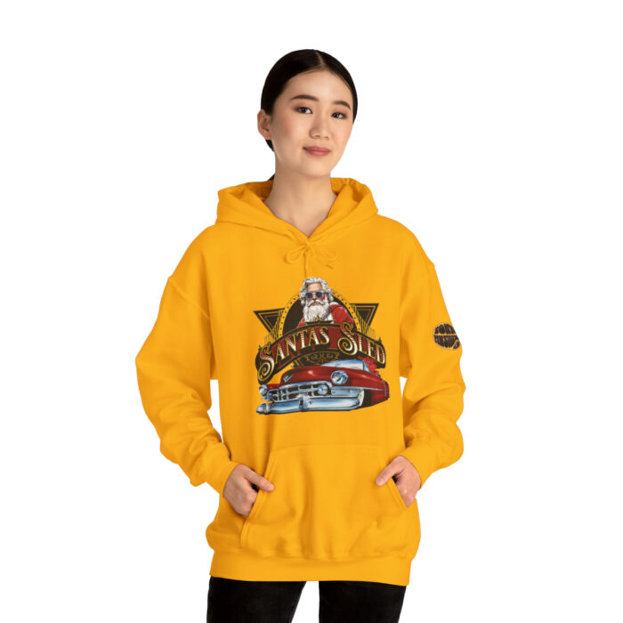 Santas Sled Unisex Heavy Blend™ Hooded Sweatshirt - Image 6