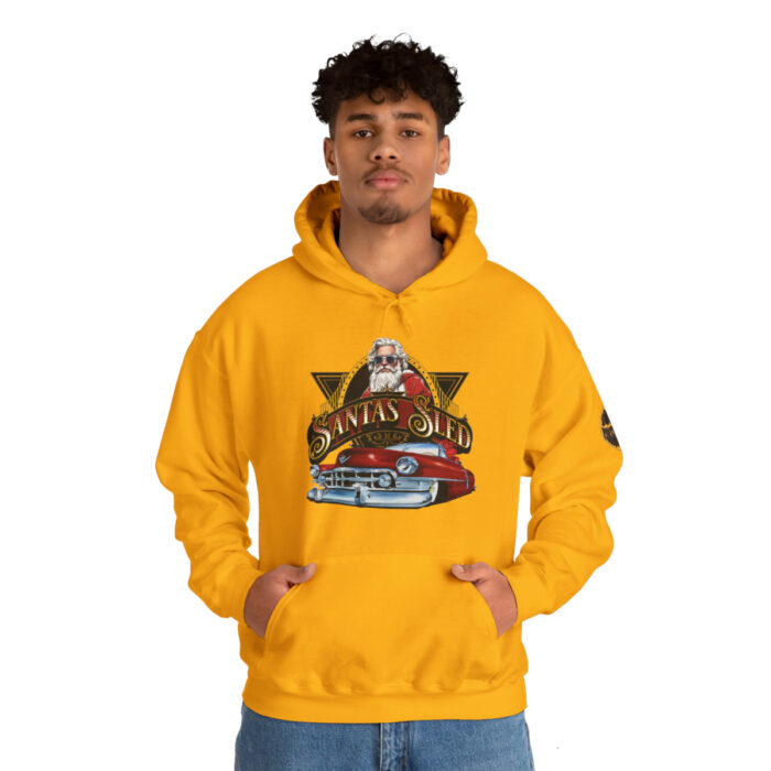 Santas Sled Unisex Heavy Blend™ Hooded Sweatshirt - Image 7