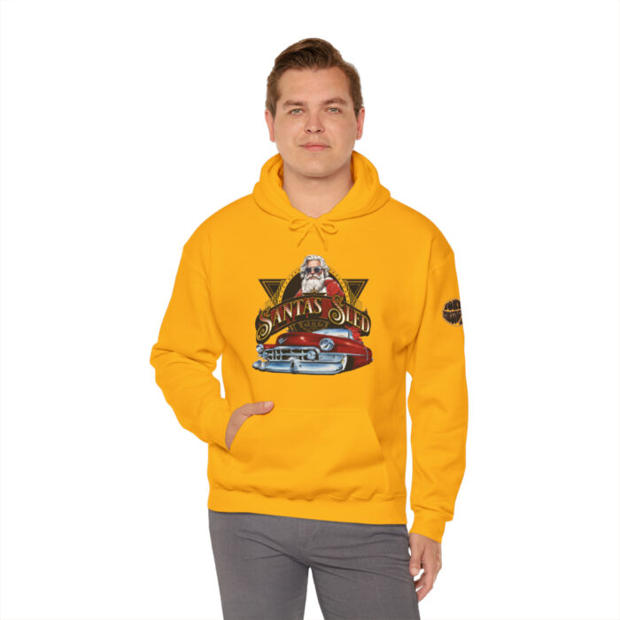 Santas Sled Unisex Heavy Blend™ Hooded Sweatshirt - Image 9