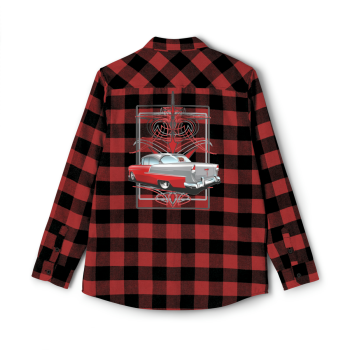 55 Chevy with pinstriping Unisex Flannel Shirt