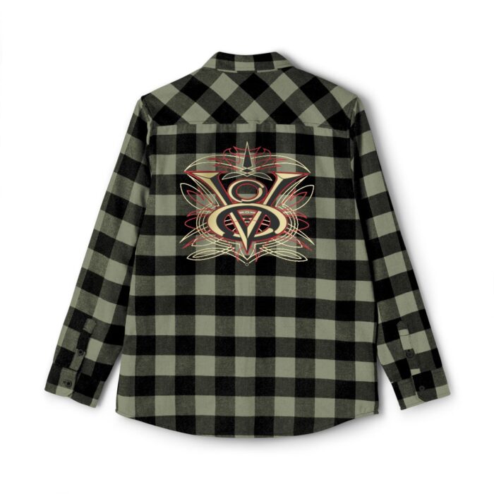 V8 Logo with pinstriping Unisex Flannel Shirt - Image 6