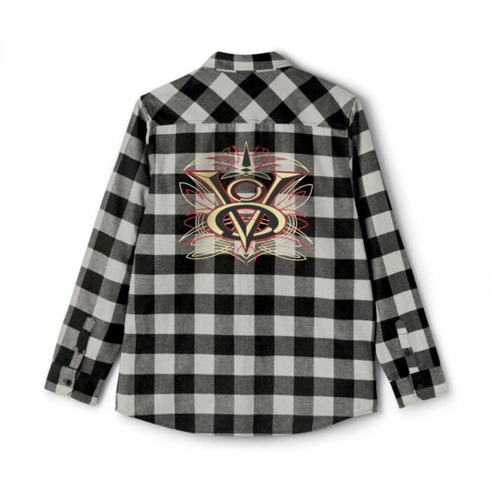 V8 Logo with pinstriping Unisex Flannel Shirt - Image 5