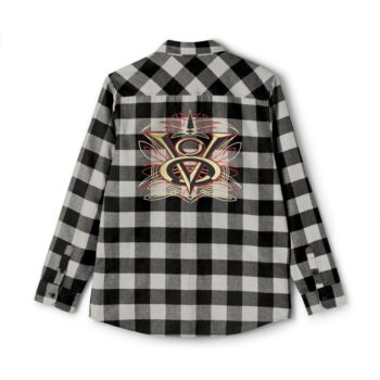 V8 Logo with pinstriping Unisex Flannel Shirt