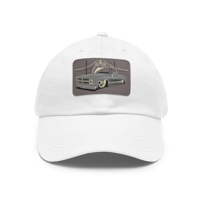 SquareBody  -Dad Hat with Leather Patch (Rectangle) - Image 5