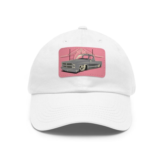 SquareBody  -Dad Hat with Leather Patch (Rectangle) - Image 4