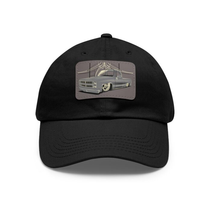 SquareBody  -Dad Hat with Leather Patch (Rectangle) - Image 6