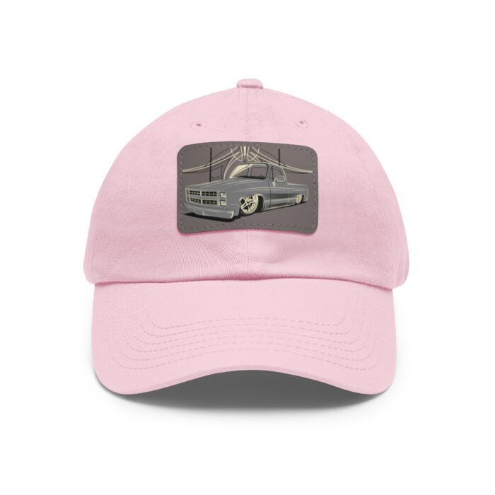 SquareBody  -Dad Hat with Leather Patch (Rectangle) - Image 3