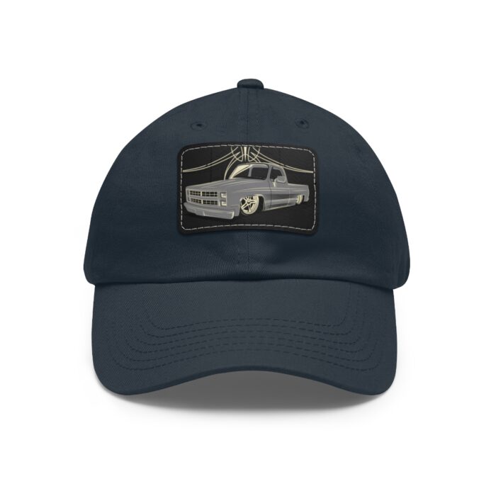 SquareBody  -Dad Hat with Leather Patch (Rectangle) - Image 2