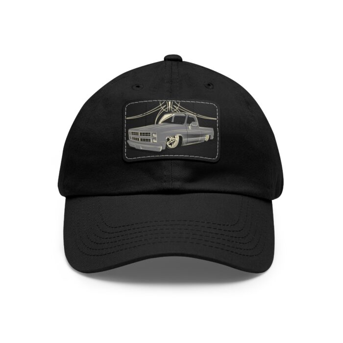 SquareBody  -Dad Hat with Leather Patch (Rectangle)