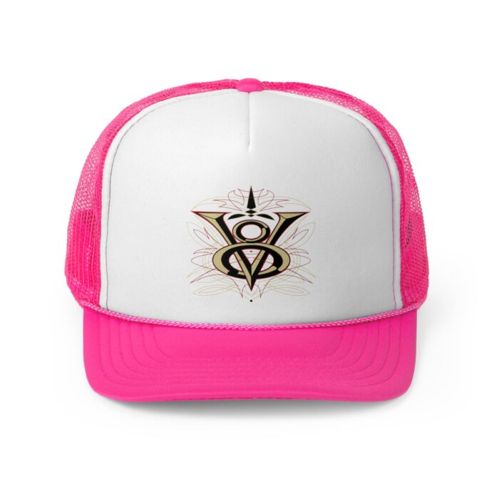 V8 logo with pinstriping -Trucker Caps - Image 2