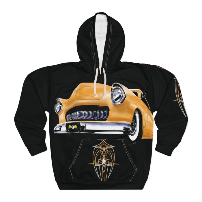 Merc with pinstriping Logo-Unisex Pullover Hoodie (AOP)