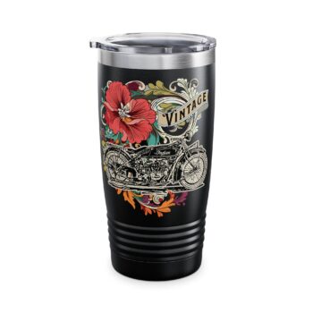 Vintage Motorcycle- Ringneck Tumbler, 20oz