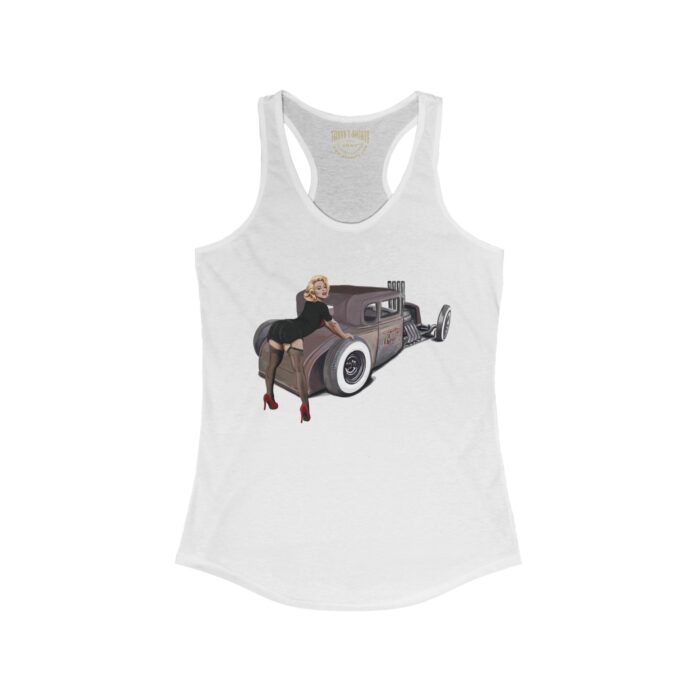 Tank Top - Rat Rod Pinup Hot Rod Design - Image 3