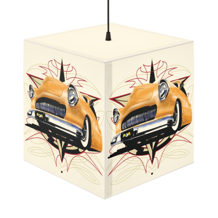 merc with pinstriping Light Cube Lamp - Image 5