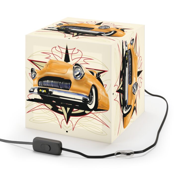 merc with pinstriping Light Cube Lamp - Image 4