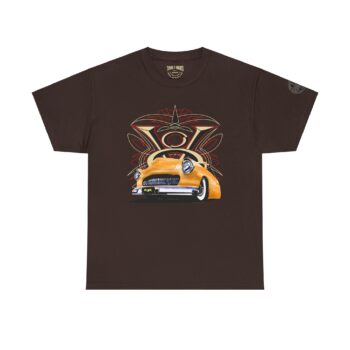 Merc V8 logo with pinstriping – Unisex Heavy Cotton Tee