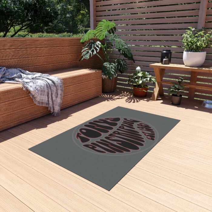 Tonys pinstriping Logo Outdoor Rug - Image 7