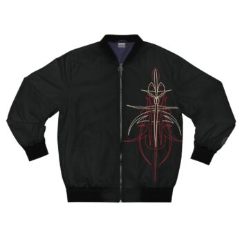 Rat Rod with pinstriping Men’s Bomber Jacket (AOP)