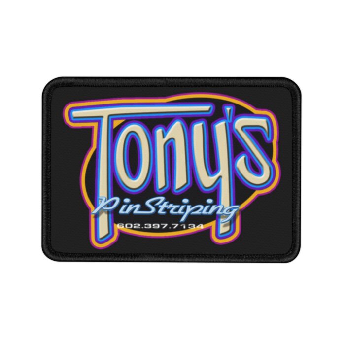 Iron-On Patches - Tonys Pinstriping Logo - Image 13