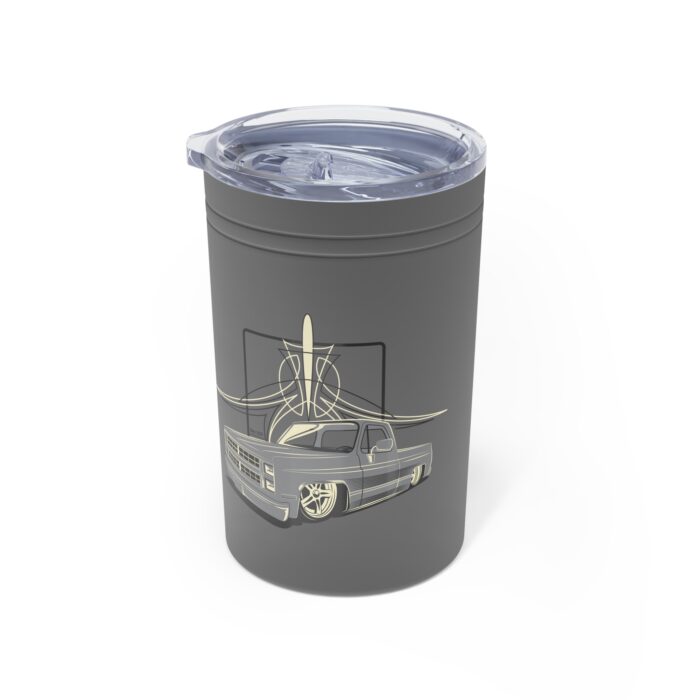 SquareBody with pinstriping -Vacuum Insulated Tumbler, 11oz - Image 7