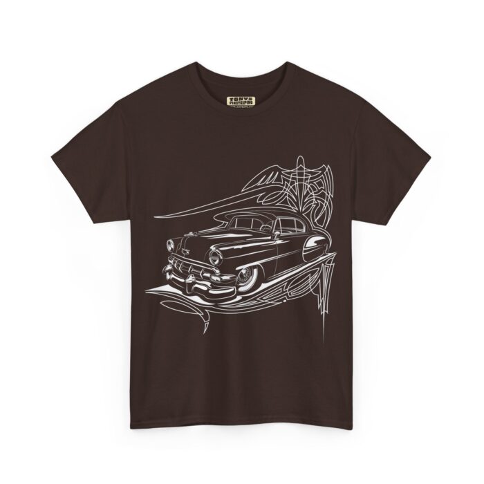 54 Chevy with pinstriping design-T- shirt -Unisex Heavy Cotton Tee men's woman gift - Image 15