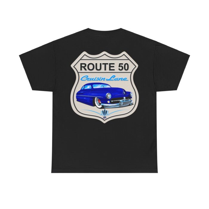 Route 50 Merc -Unisex Heavy Cotton Tee men's womans gift. - Image 6