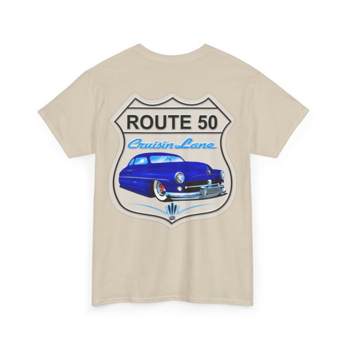 Route 50 Merc -Unisex Heavy Cotton Tee men's womans gift. - Image 12