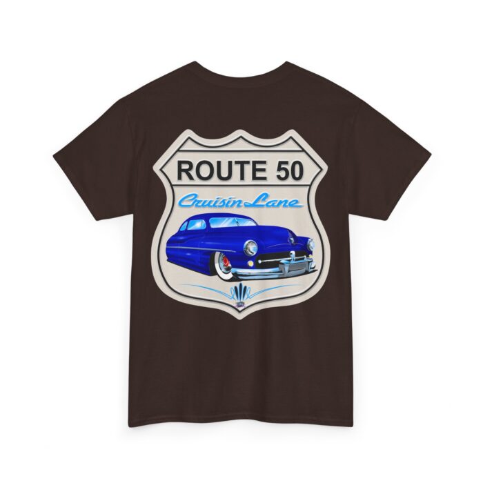 Route 50 Merc -Unisex Heavy Cotton Tee men's womans gift. - Image 16