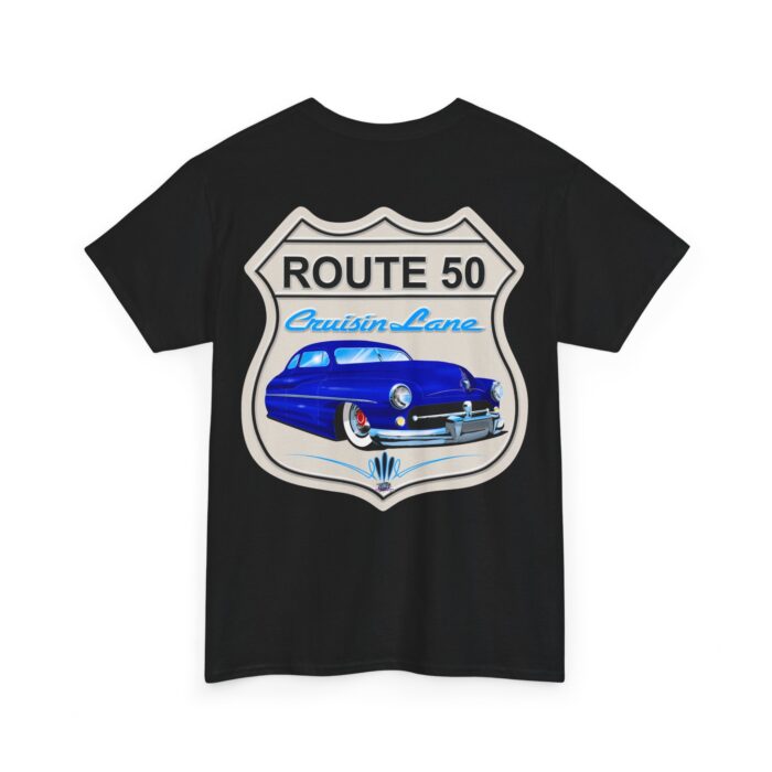 Route 50 Merc -Unisex Heavy Cotton Tee men's womans gift. - Image 8