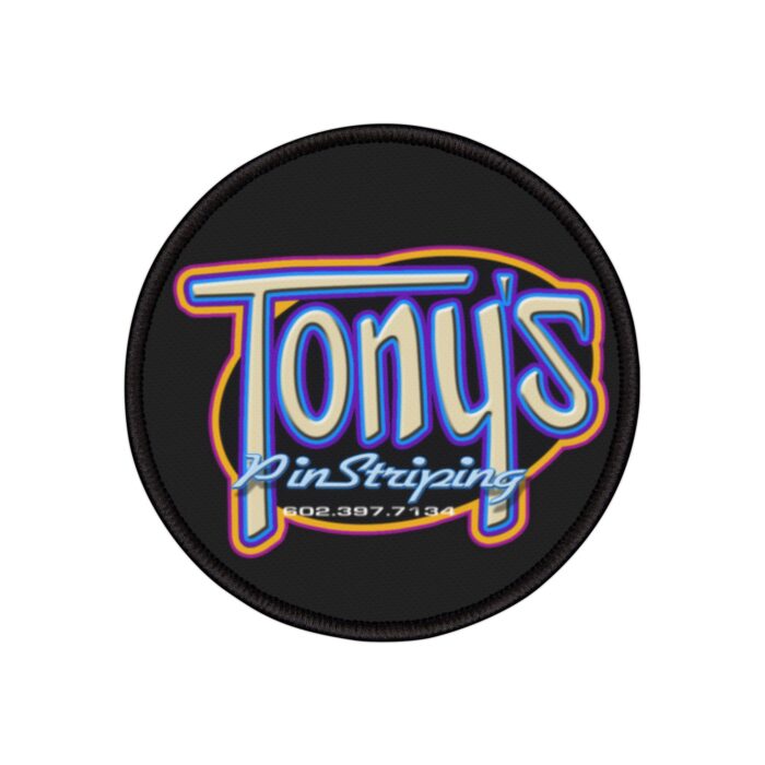 Iron-On Patches - Tonys Pinstriping Logo - Image 5