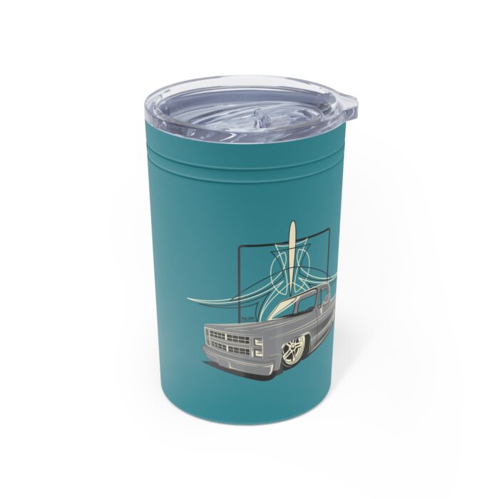 SquareBody with pinstriping -Vacuum Insulated Tumbler, 11oz - Image 12