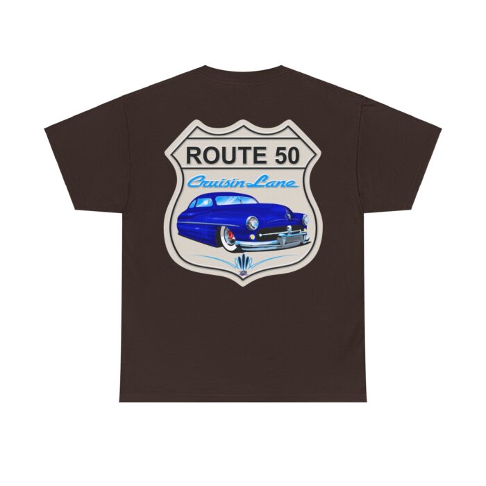 Route 50 Merc -Unisex Heavy Cotton Tee men's womans gift. - Image 14