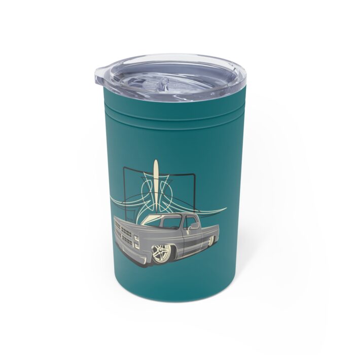 SquareBody with pinstriping -Vacuum Insulated Tumbler, 11oz - Image 11