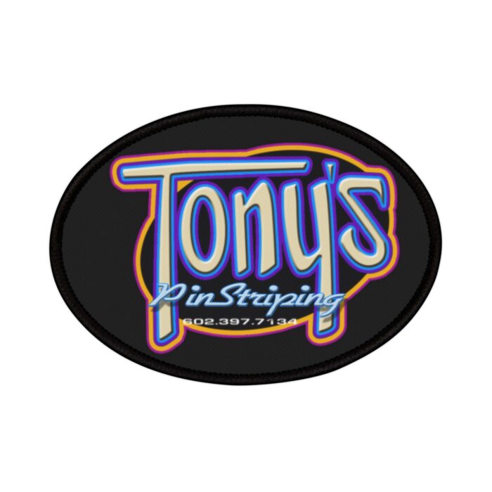 Iron-On Patches - Tonys Pinstriping Logo - Image 9